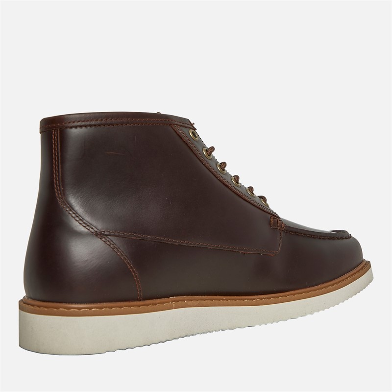 Timberland Mens Mid Lace Up Chukka Boots Medium Brown Full Grain