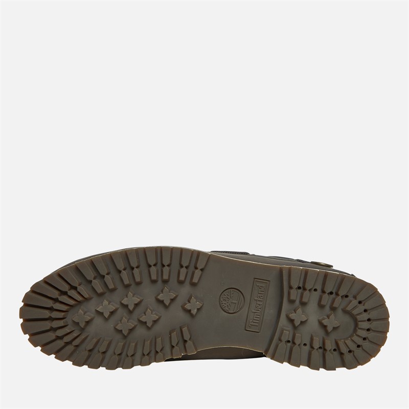 Timberland Mens Authentic Mid Lace Boots Medium Grey Full Grain