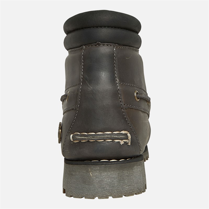 Timberland Mens Authentic Mid Lace Boots Medium Grey Full Grain