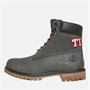 Timberland Mens Premium 6 Inch Lace Up Boots Dark Grey Nubuck
