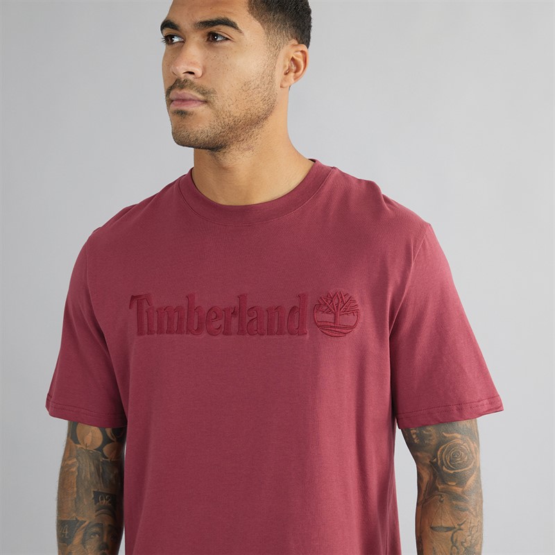 Timberland Mens Short Sleeve T-Shirt Cordovan