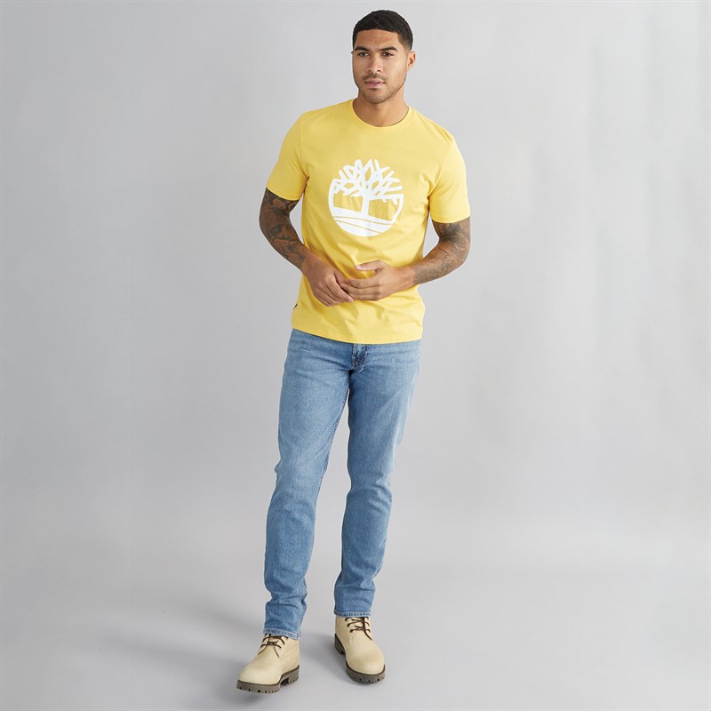 Timberland Mens Five Pocket Slim Fit Jeans Light Shade