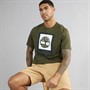 Timberland Mens Coloured Short Sleeve T-Shirt Dark Olive
