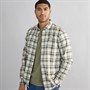Timberland Mens Stretch Poplin Long Sleeve Checked Shirt Angora Yd