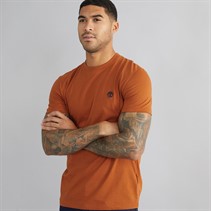 Timberland Mens Short Sleeve T-Shirt Umber