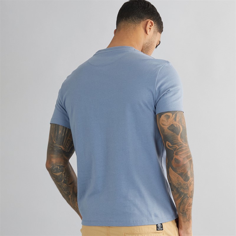 Timberland Mens Short Sleeve T-Shirt Folkstone Gray