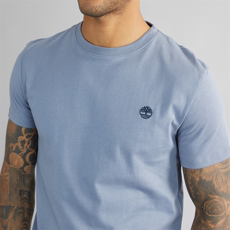 Timberland Mens Short Sleeve T-Shirt Folkstone Gray