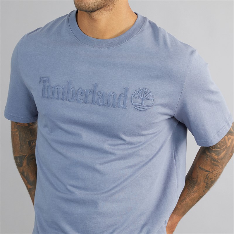 Timberland Mens Short Sleeve T-Shirt Folkstone Gray