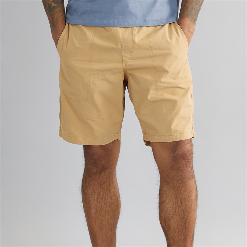 Timberland Mens Garment Dye Poplin Shorts Light Wheat Boot - Size XXL