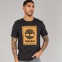 Timberland Mens Short Sleeve T-Shirt Black/Wheat Boot