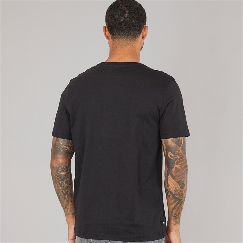 Timberland Mens Short Sleeve T-Shirt Black/Wheat Boot
