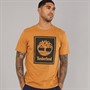 Timberland Mens Short Sleeve T-Shirt Wheat Boot/Black