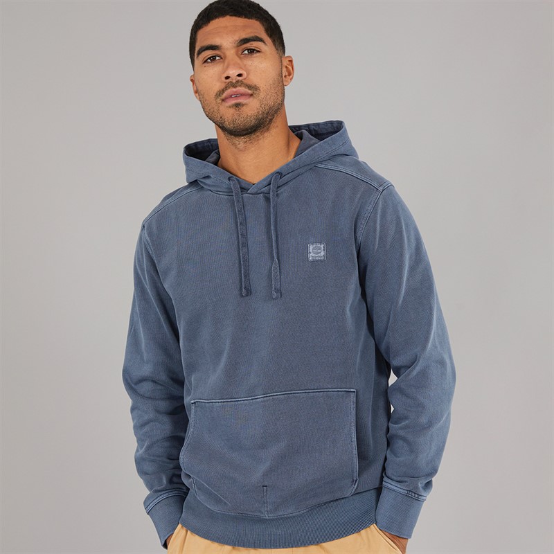 Timberland Mens Garment Dye Hoodie Dark Sapphire - Size M