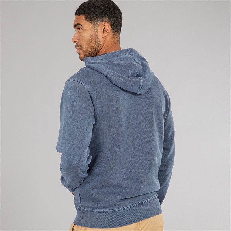 Timberland Mens Garment Dye Hoodie Dark Sapphire