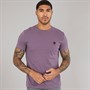 Timberland Mens Short Sleeve T-Shirt Vintage Violet