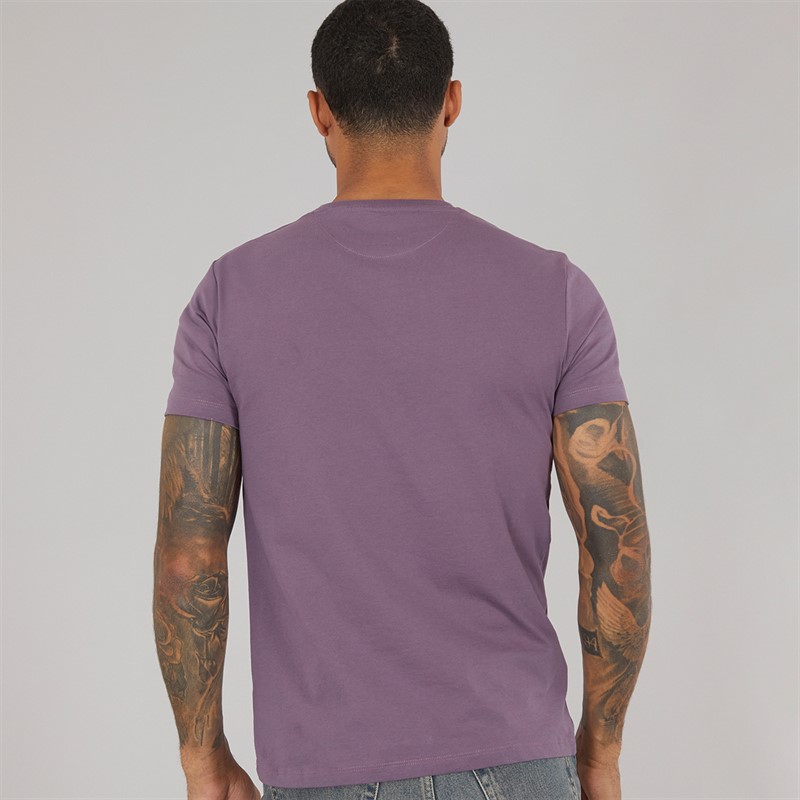 Timberland Mens Short Sleeve T-Shirt Vintage Violet
