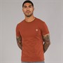 Timberland Mens Short Sleeve T-Shirt Burnt Henna