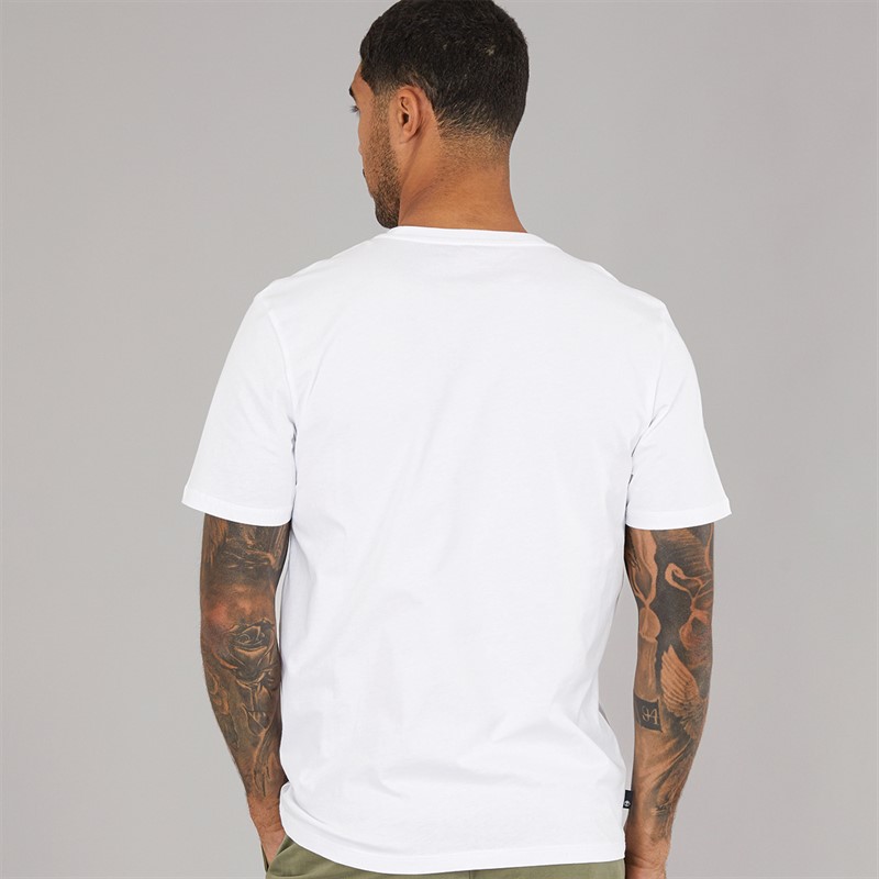 Timberland Mens Short Sleeve T-Shirt White/Black