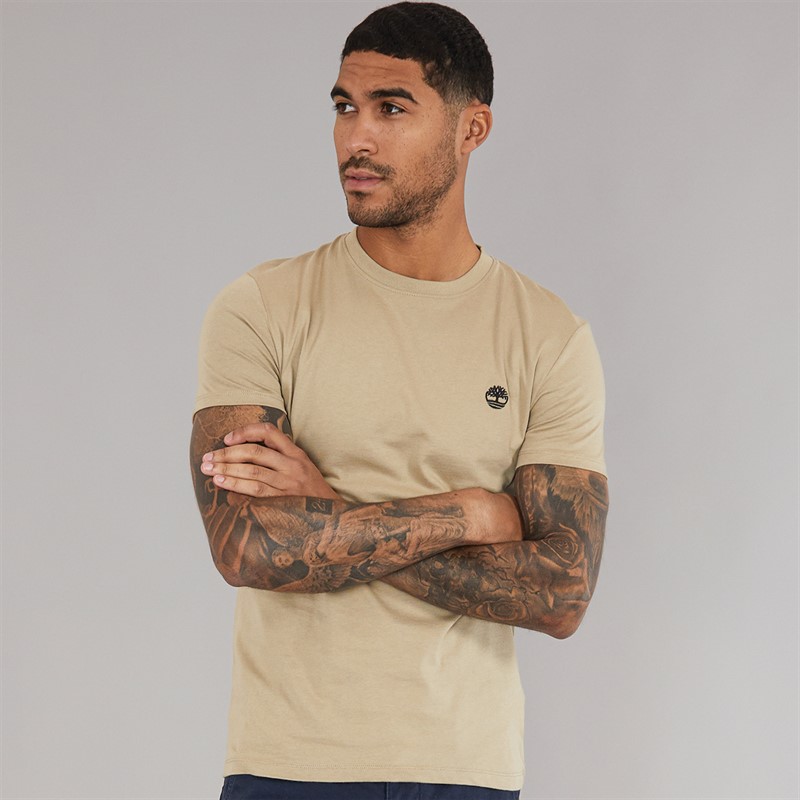 Timberland Mens Short Sleeve T-Shirt Lemon Pepper