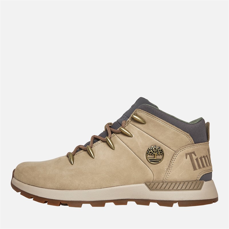 Timberland Mens Sprint Trekker Mid Boots Beige - Size 9.5