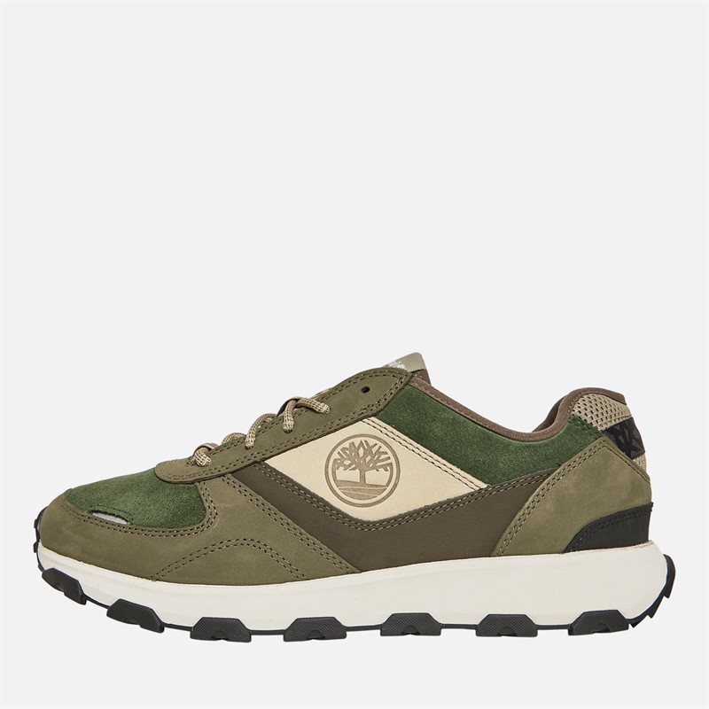 Timberland Mens Winsor Park Trainers Dark Green - Size 9