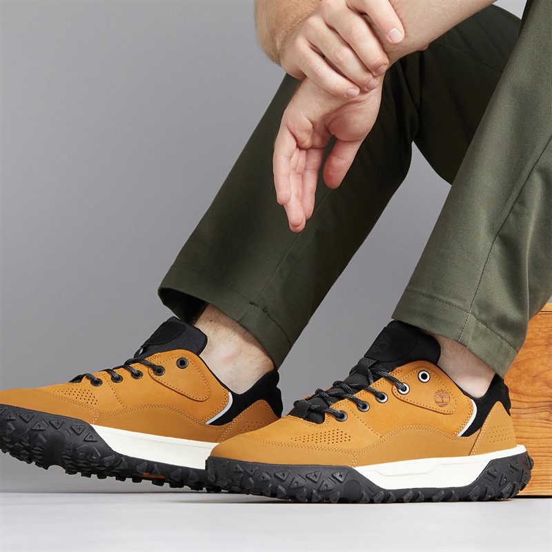 Timberland Mens Green Stride Motion 6 Trainers Wheat