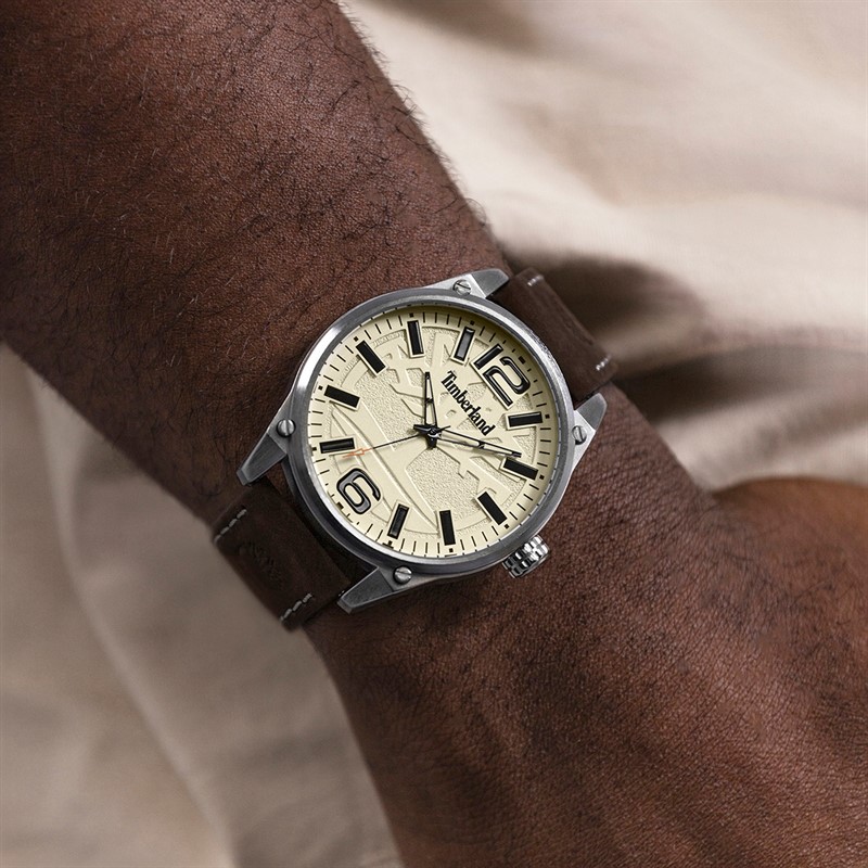 Timberland Mens Watch Brown