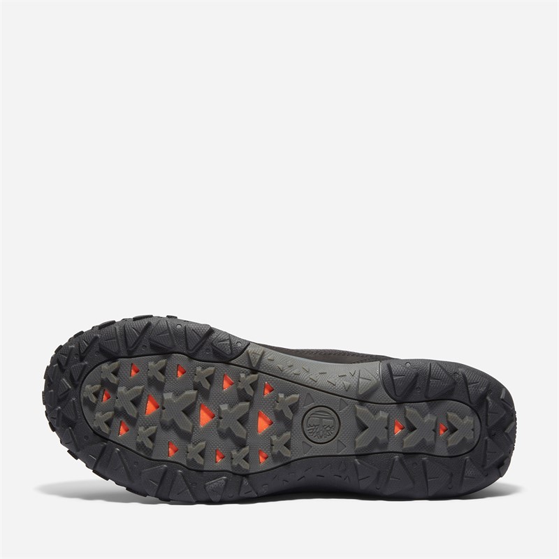 Timberland Mens Motion 7 Mid Lace Up Boots Black Nubuck