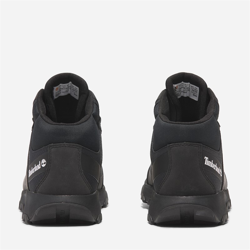 Timberland Mens Winsor Trail Waterproof Trainers Black Mesh