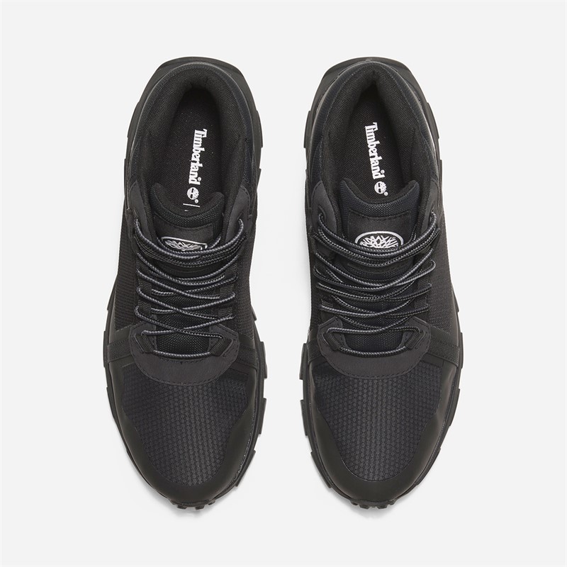 Timberland Mens Winsor Trail Waterproof Trainers Black Mesh