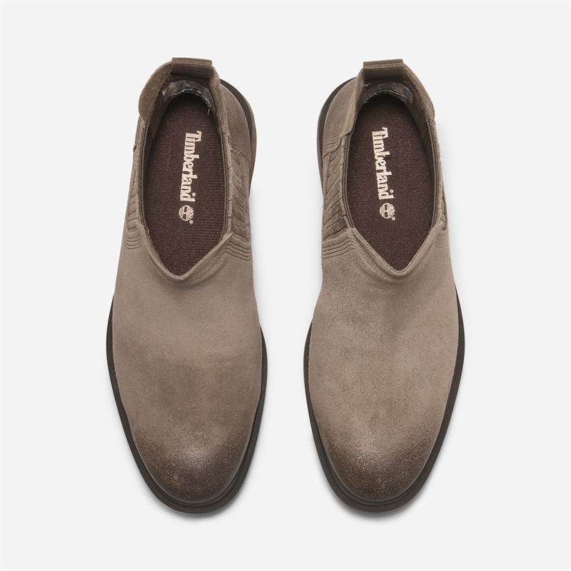 Timberland Womens Brimfield Chelsea Boots Medium Brown Suede