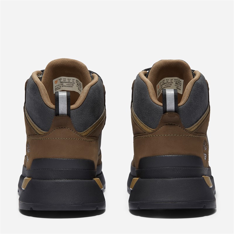 Timberland Mens Field Trekker Mid Lace Up Boots Olive Nubuck W Olive