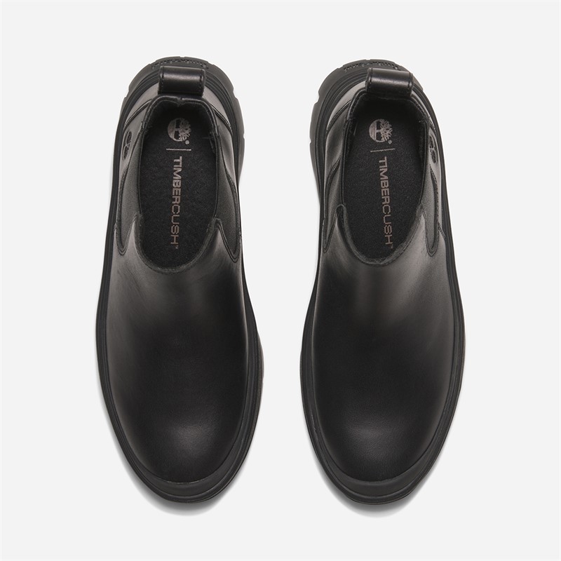 Timberland Womens Roxie Lane Chelsea Boots Black Full Grain