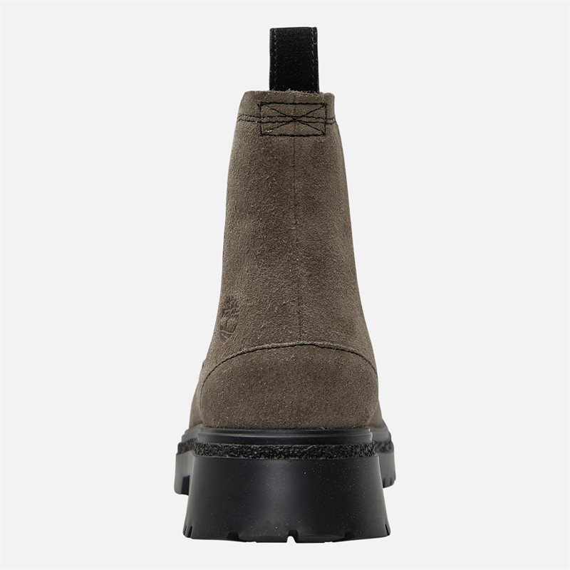 Timberland Womens Cambria Valley Mid Chelsea Boots Medium Grey Suede