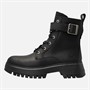 Timberland Womens Cora Valley Mid Lace Boots Black Full Grain
