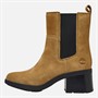 Timberland Womens Bellevaux Mid Chelsea Boots Medium Brown Suede
