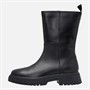Timberland Womens Cambria Valley Tall Zip Up Boots Black Full Grain