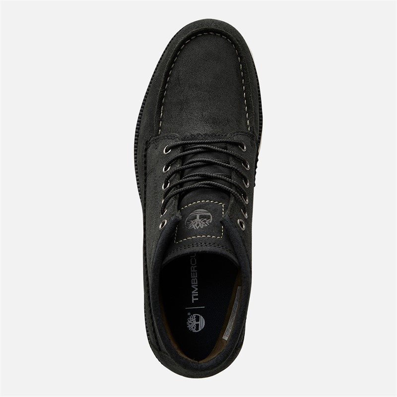 Timberland Mens Britton Mills Mid Lace Chukka Boots Black Suede
