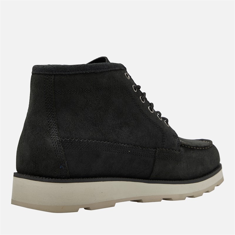 Timberland Mens Britton Mills Mid Lace Chukka Boots Black Suede