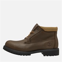 Timberland Mens Heritage Mid Lace Waterproof Chukka Boots Dark Brown Fg W Olv