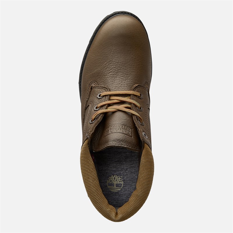 Timberland Mens Heritage Mid Lace Waterproof Chukka Boots Dark Brown Fg W Olv