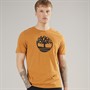 Timberland Mens Kennebec River Tree Logo T-Shirt Wheat Boot