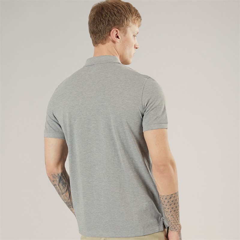 Timberland Mens Millers River Pique Polo Shirt Medium Grey Heather