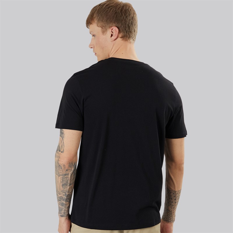 Timberland Mens Kennebec River Tree Logo T-Shirt Black/Wheat Boot