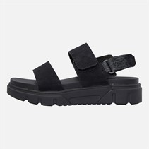 Timberland Womens Backstrap Sandals Black Suede