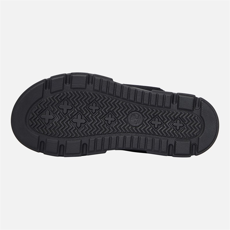 Timberland Womens Backstrap Sandals Black Suede