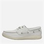 Timberland Mens Portofino Pier Boat Shoes White Full Grain