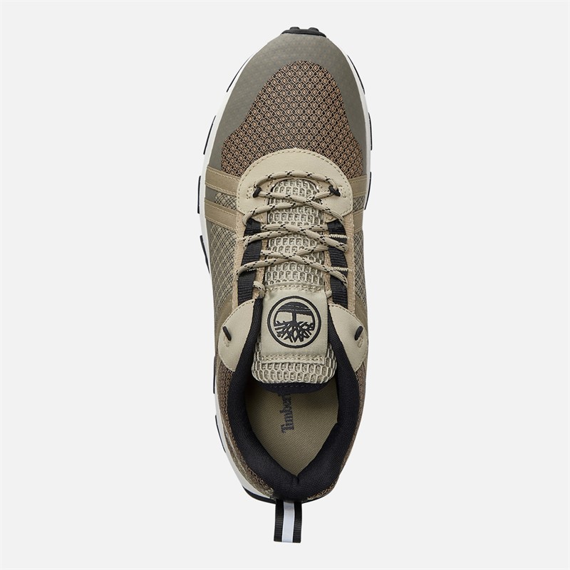 Timberland Mens Winsor Trail Trainers Light Brown Mesh
