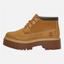 Timberland Womens Mid Waterproof Lace Up Boots Wheat