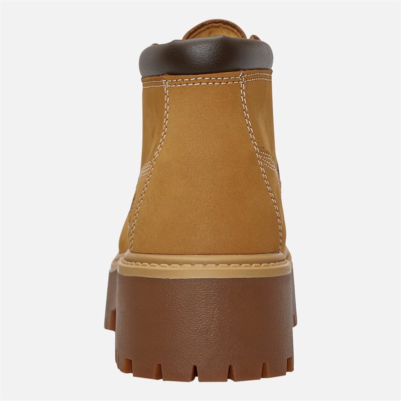 Timberland Womens Mid Waterproof Lace Up Boots Wheat